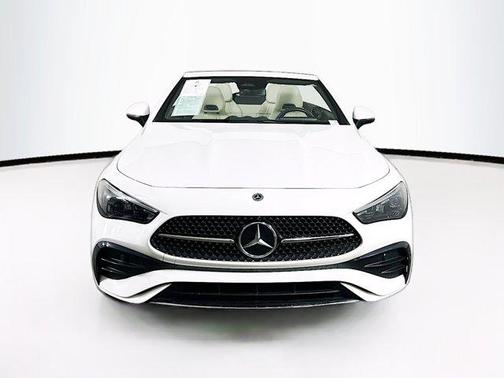 Polar White 2024 Mercedes-Benz CLE 300 4MATIC Cabriolet