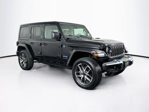 Black Clearcoat 2024 Jeep Wrangler 4xe Sport