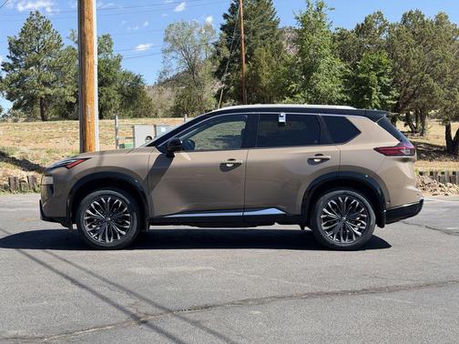 Baja Storm Metallic/Super Black 2024 Nissan Rogue Platinum