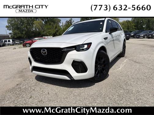 Rhodium White Premium 2025 Mazda CX-70 3.3 Turbo S Premium