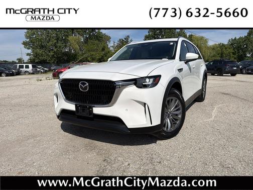 Rhodium White Premium 2025 Mazda CX-90 3.3 Turbo Preferred