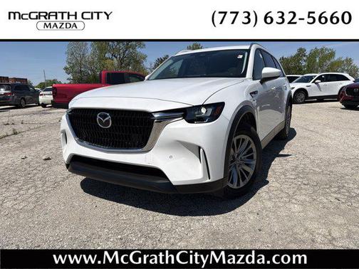 Rhodium White Premium 2025 Mazda CX-90 3.3 Turbo Preferred