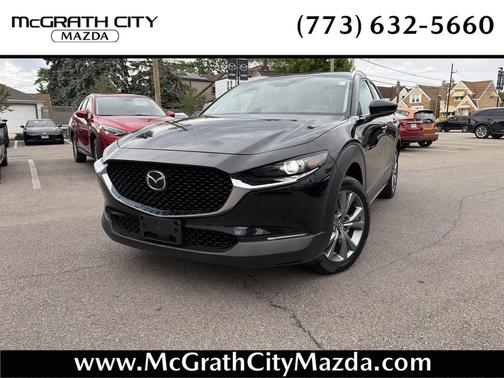 Jet Black Mica 2025 Mazda CX-30 2.5 S Preferred Package