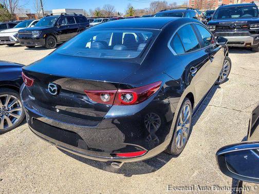 Jet Black Mica 2026 Mazda Mazda3 FWD w/Preferred Package