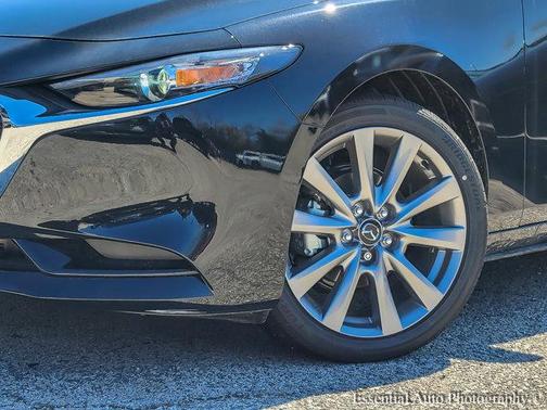 Jet Black Mica 2026 Mazda Mazda3 FWD w/Preferred Package