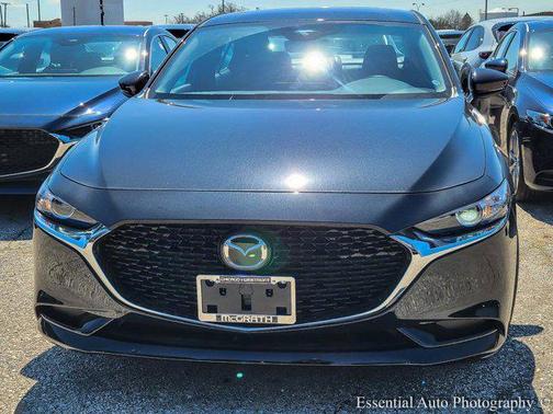 Jet Black Mica 2026 Mazda Mazda3 FWD w/Preferred Package