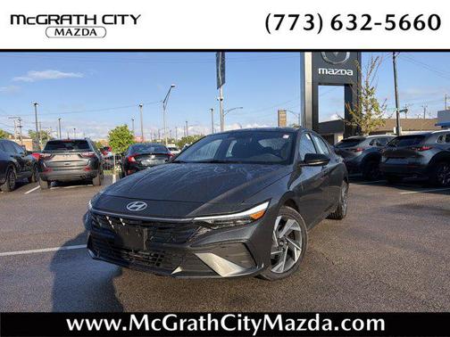 Amazon Gray 2025 Hyundai ELANTRA Sport