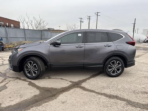 Gray 2022 Honda CR-V AWD EX-L
