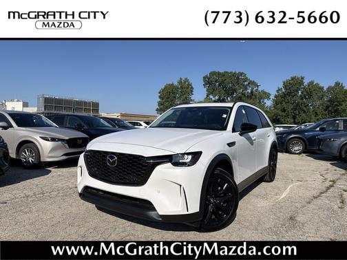 Rhodium White Premium 2025 Mazda CX-90 3.3 Turbo Premium Sport