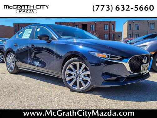 Deep Crystal Blue Mica 2026 Mazda Mazda3 FWD w/Preferred Package
