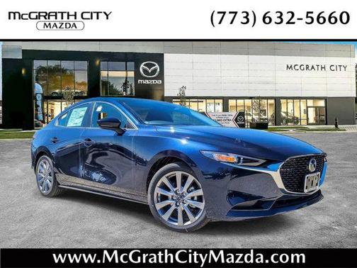 Deep Crystal Blue Mica 2026 Mazda Mazda3 FWD w/Preferred Package