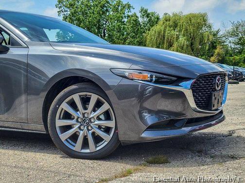 Machine Gray Metallic 2026 Mazda Mazda3 FWD w/Preferred Package