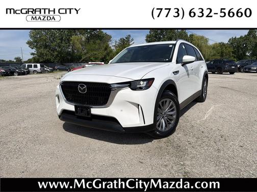 Rhodium White Premium 2025 Mazda CX-90 3.3 Turbo Preferred