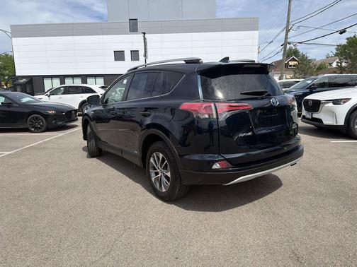 Blue 2018 Toyota RAV4 Hybrid LE