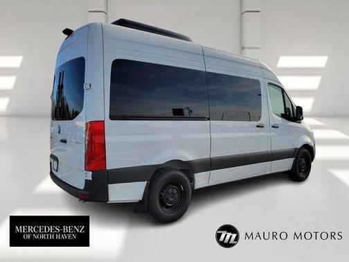 White 2024 Mercedes-Benz Sprinter 2500 144 WB Standard Roof Passenger