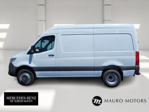 White 2025 Mercedes-Benz Sprinter 3500 144 WB Standard Roof Cargo