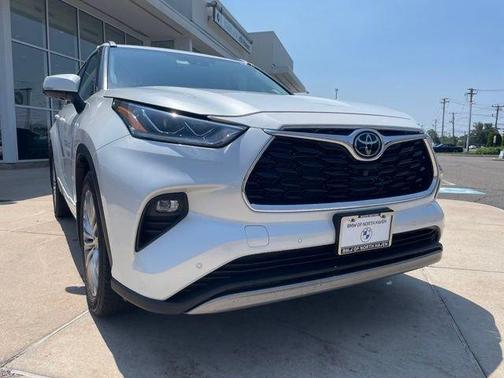 Beige 2022 Toyota Highlander Platinum