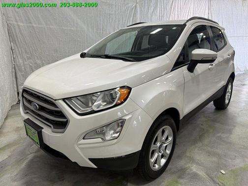 White Platinum Metallic Tri-Coat 2020 Ford EcoSport SE