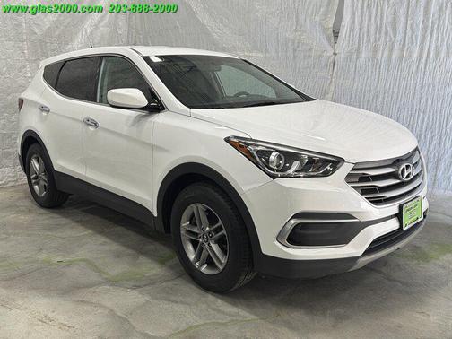 Pearl White 2018 Hyundai Santa Fe Sport 2.4L