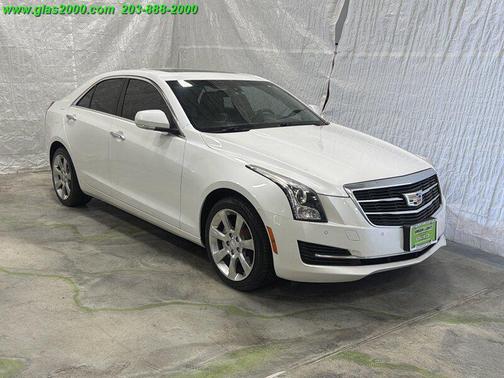 Crystal White Tricoat 2015 Cadillac ATS 2.0L Turbo Luxury