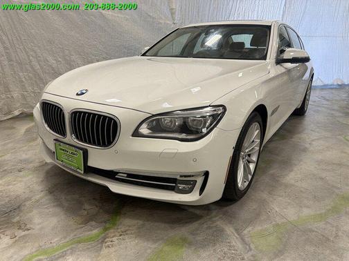 Mineral White Metallic 2015 BMW 750 Li