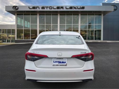 Platinum White Pearl 2023 Honda Civic Touring