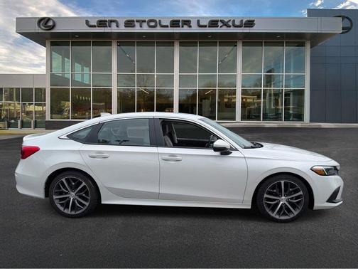 Platinum White Pearl 2023 Honda Civic Touring