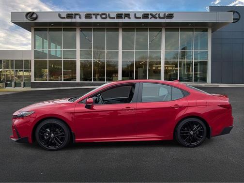 Supersonic Red 2025 Toyota Camry SE