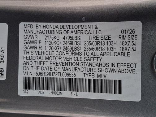 2026 Honda CR-V EX-L