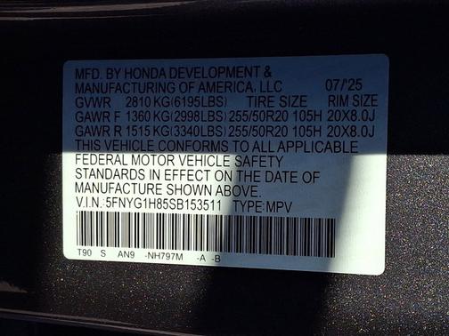 2025 Honda Pilot Elite