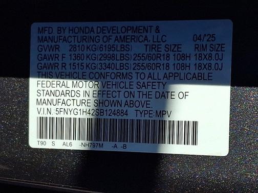 2025 Honda Pilot EX-L