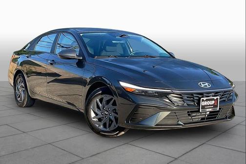 Amazon Gray 2024 Hyundai ELANTRA HEV Blue