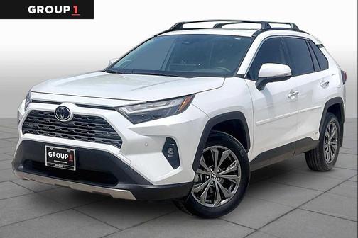 Wind Chill Pearl 2025 Toyota RAV4 Hybrid Limited