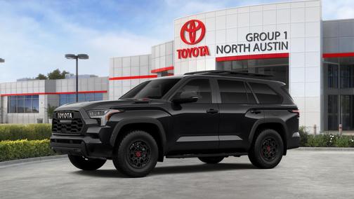 Midnight Black Metallic 2026 Toyota Sequoia TRD Pro