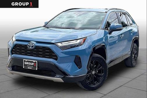 Cavalry Blue 2024 Toyota RAV4 Hybrid SE