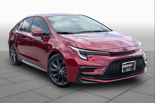 Ruby Flare Pearl 2025 Toyota Corolla SE