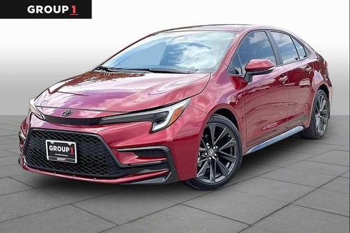 Ruby Flare Pearl 2025 Toyota Corolla SE