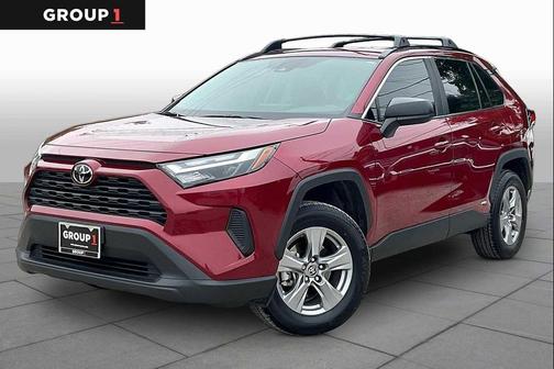 Ruby Flare Pearl 2025 Toyota RAV4 Hybrid LE