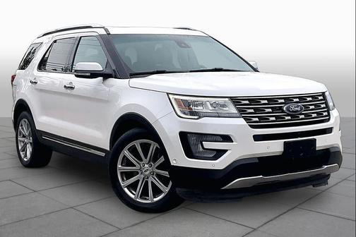 White Platinum Metallic Tri-Coat 2016 Ford Explorer Limited