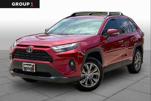 Ruby Flare Pearl 2025 Toyota RAV4 Hybrid XLE Premium