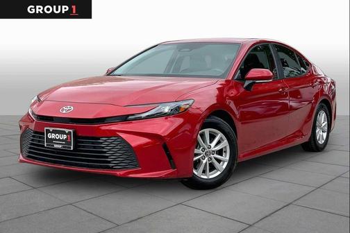 Supersonic Red 2025 Toyota Camry LE