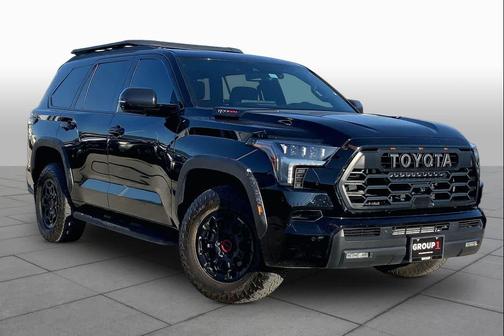 Midnight Black Metallic 2025 Toyota Sequoia TRD Pro
