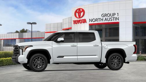 White 2026 Toyota Tundra Platinum