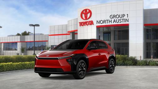 Supersonic Red 2026 Toyota bZ XLE Plus