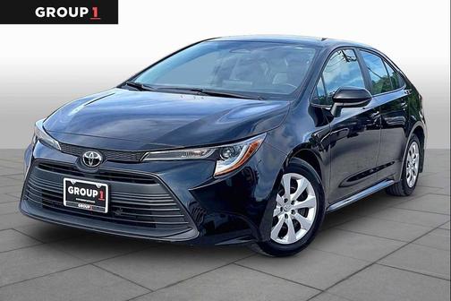 Midnight Black Metallic 2025 Toyota Corolla LE