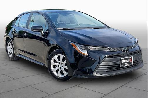 Midnight Black Metallic 2025 Toyota Corolla LE