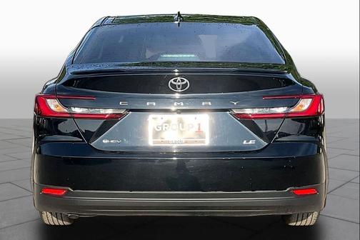 Midnight Black Metallic 2025 Toyota Camry LE