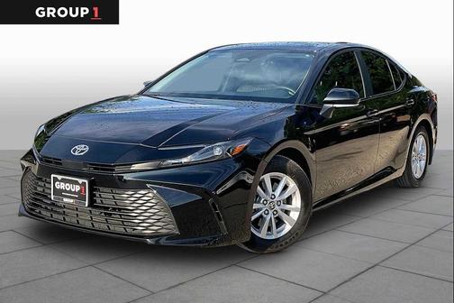 Midnight Black Metallic 2025 Toyota Camry LE