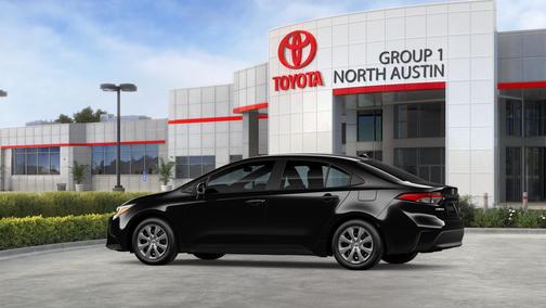 Midnight Black Metallic 2026 Toyota Corolla Hybrid LE