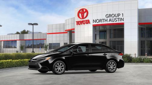 Midnight Black Metallic 2026 Toyota Corolla Hybrid LE